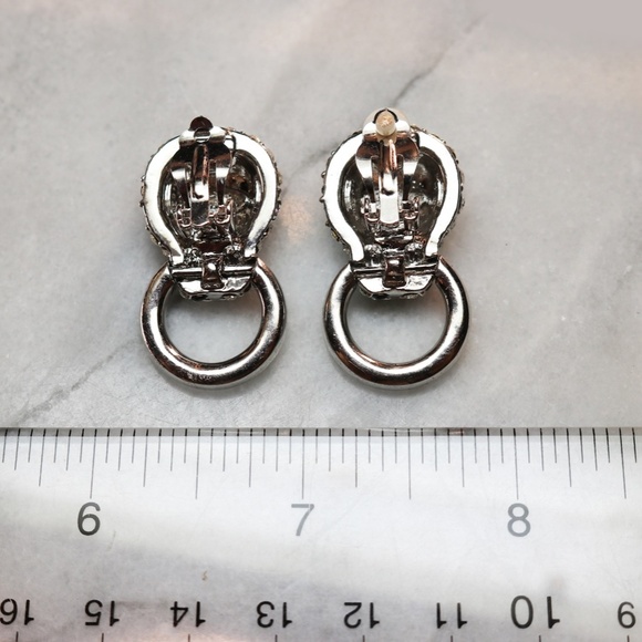 Rare Kenneth Jay Lane Leopard Doorknocker Earrings - Picture 7 of 8